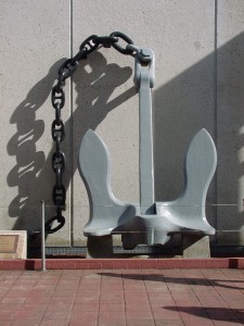 Anchor for Military Ship at Pearl Harbor Hawaii