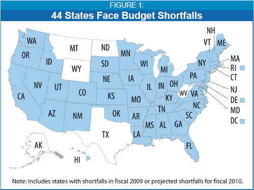 Hawaii Budget Shortfall 2010